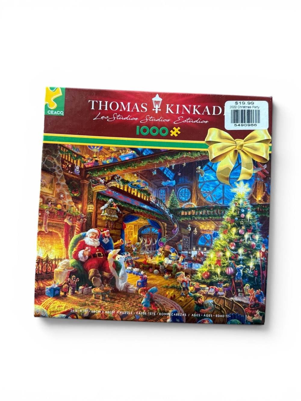 Thomas Kinkade 1000-Piece Christmas Puzzle - Christmas